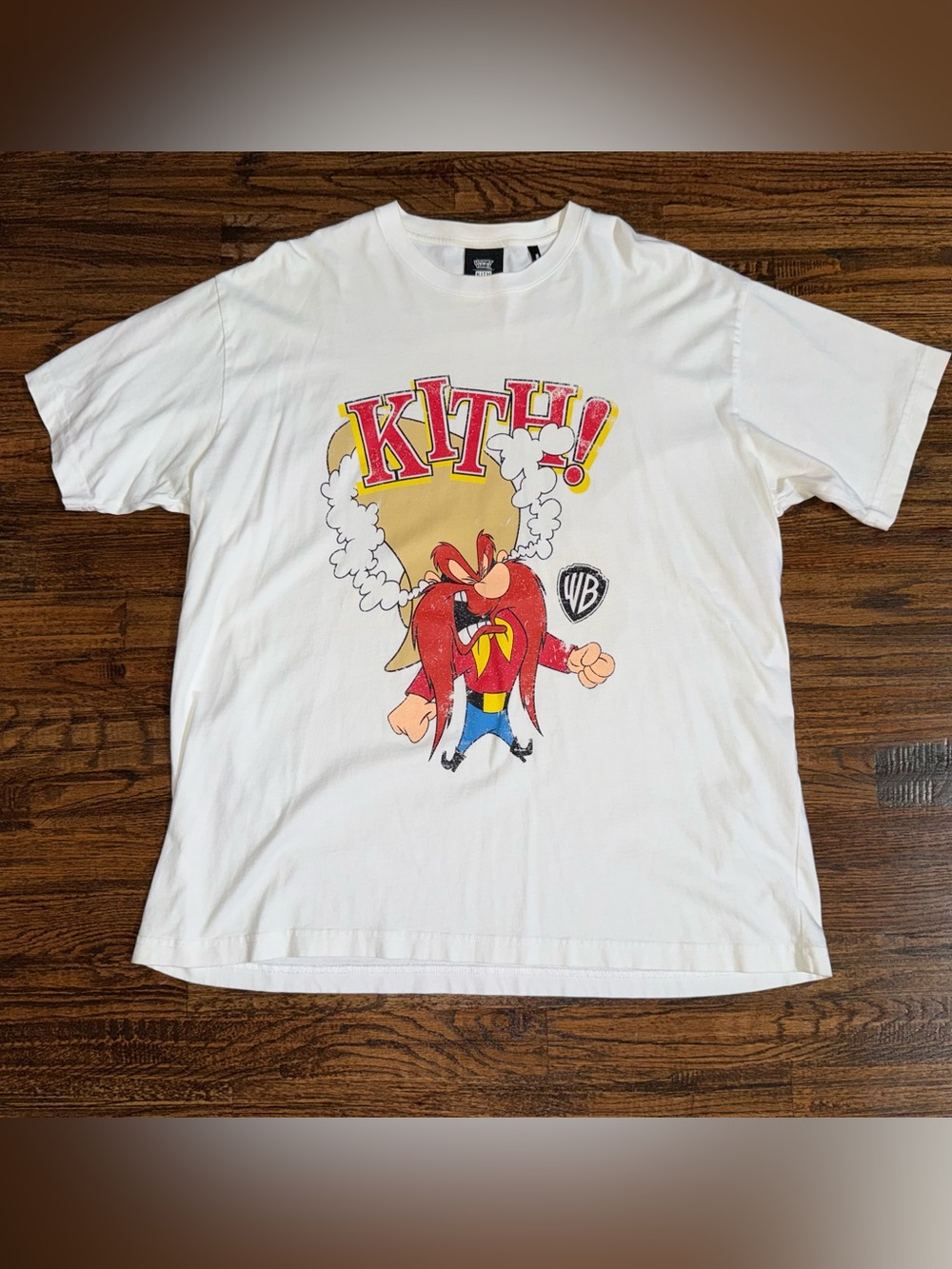 Kith X Looney Tunes Yosemite Sam Vintage Graphic T-Shirt White Size XL X-Large